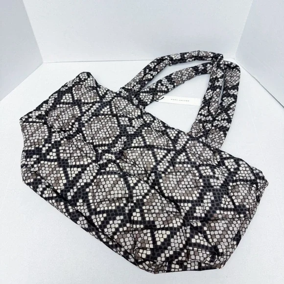 Marc Jacobs - Greige Snake Print Tote Bag
